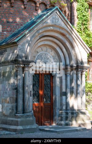 Ingresso alla torre della Casa del Re, all'Università di Lund, Svezia Foto Stock