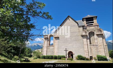 Chiesa di Saint Louis (XVII), Mont-Dauphin, Hautes-Alpes, Queyras, Francia Foto Stock