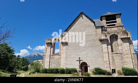 Chiesa di Saint Louis (XVII), Mont-Dauphin, Hautes-Alpes, Queyras, Francia Foto Stock