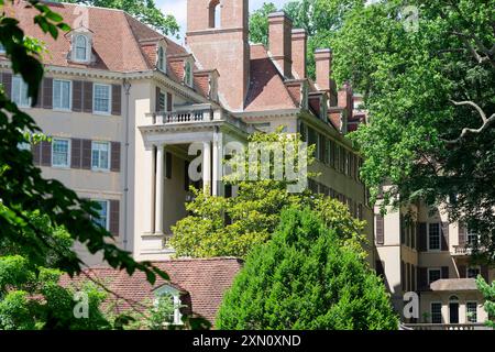 Winterthur Estate, casa della famiglia Dupont, nel Delaware, Stati Uniti. Una delle più grandi case private al mondo, ora aperta al pubblico. Foto Stock