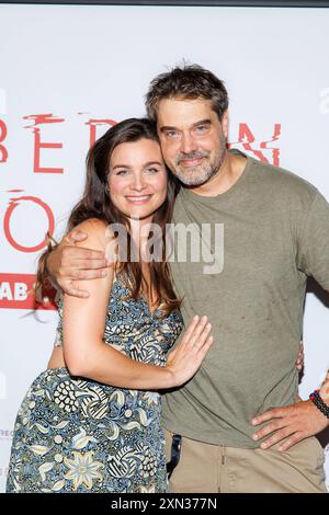 Anteprima - Berlin Nobody Kati Bork und Raphael Vogt bei der Premiere zu Berlin Nobody im Kant Kino AM 30.07.2024 a Berlino. *** Premiere Berlin Nobody Kati Bork e Raphael Vogt alla prima di Berlin Nobody al Kant Kino il 30 07 2024 a Berlino Copyright: XEventpressxKochanx Foto Stock