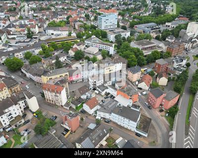 Drohnenaufnahme von Völklingen am Dienstag 30.07.2024. *** Immagine drone di Völklingen martedì 30 07 2024 bb Foto Stock