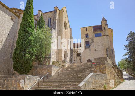 Girona, Spagna - 23 luglio 2024: Convento di Sant Domenec, Girona, Catalogna Foto Stock