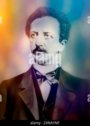 Ferdinand Lassalle, 1825 – 1864, giurista prussiano-tedesco, filosofo, socialista e politico, modificato digitalmente Foto Stock