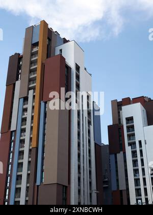 Cascina Merlata, moderno quartiere residenziale e commerciale di Milano, Lombardia, Italia Foto Stock