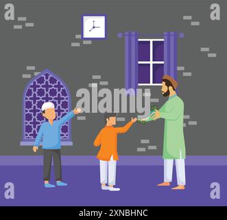 Illustrazione EID AL-fitter Celebration Illustrazione Vettoriale