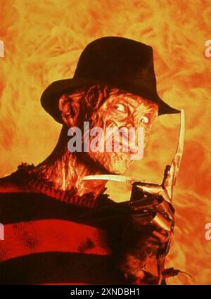 A NIGHTMARE STREET 1984 New Line film con Robert Englund Foto Stock