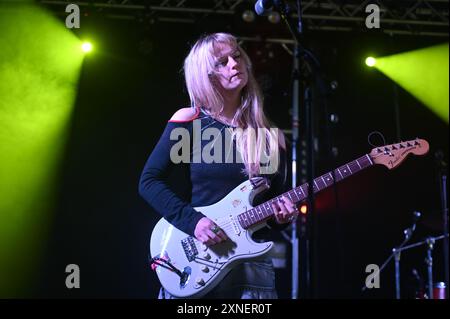 Lime Garden Performing al Tramlines Festival 2024 , Sheffield, Regno Unito Foto Stock