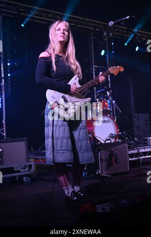 Lime Garden Performing al Tramlines Festival 2024 , Sheffield, Regno Unito Foto Stock