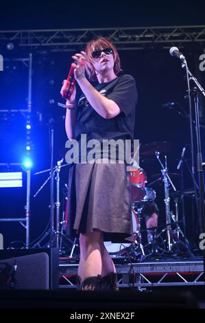 Lime Garden Performing al Tramlines Festival 2024 , Sheffield, Regno Unito Foto Stock