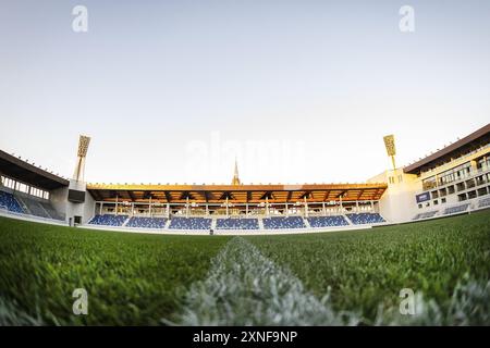 BACKA TAREZZA, 31-07-2024, TSC Arena, football, UEFA Europa League Q2, stagione 2024 / 2025, conferenza stampa Ajax, vista interna della TSC Arena Foto Stock