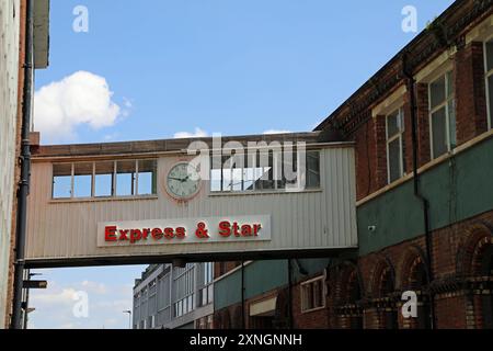 Sede centrale della Express and Star a Wolverhampton Foto Stock