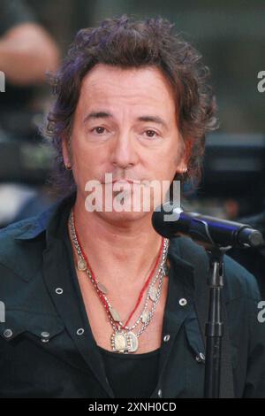 Bruce Springsteen e la e Street Band suonano nel 'Today' Show 2007 della NBC Toyota Concert Series al Rockefeller Plaza di New York il 28 settembre 2007. Photo Credit: Henry McGee/MediaPunch Foto Stock