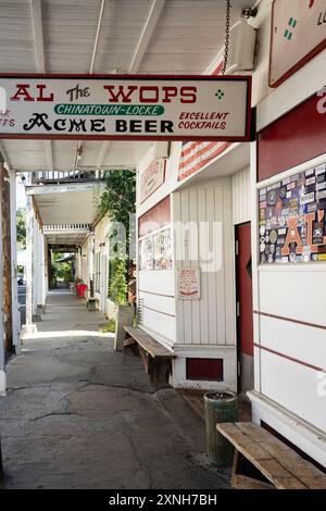 Storica Chinatown-Locke, California Foto Stock