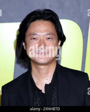 New York, Stati Uniti. 31 luglio 2024. Ronnie Cho partecipa alla prima di New York "The Instigators" della Apple Original Films tenutasi al Jazz Center il 31 luglio 2024 a New York, New York © Steven Bergman/AFF-USA. Credito COM: AFF/Alamy Live News Foto Stock