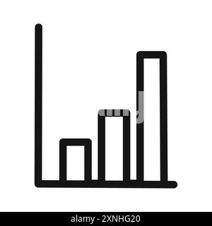 Icona grafico segno grafico vettoriale lineare o set di simboli per l'interfaccia utente dell'app Web Illustrazione Vettoriale