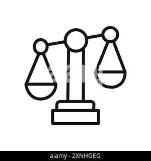 Icona non corretta, segno grafico vettoriale lineare o set di simboli per l'interfaccia utente dell'app Web Illustrazione Vettoriale