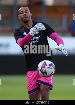 Joe Wollacott di Crawley Town Foto Stock