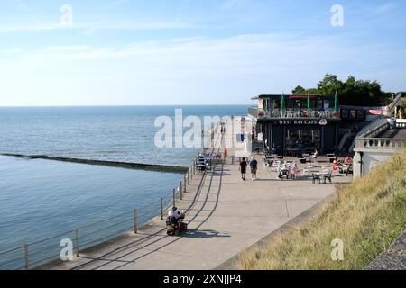 westgate-on-sea a thanet, kent orientale, regno unito, luglio 2024 Foto Stock