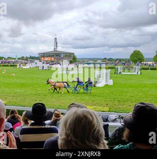 Attività al Great Yorkshire Show, Harrogate Showground, North Yorkshire, Inghilterra settentrionale, Regno Unito Foto Stock