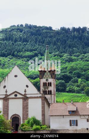 Chiesa di Saint-Georges de Châtenois, costruita nel 1759 in stile romanico. BAS-Rhin. Alsazia Foto Stock