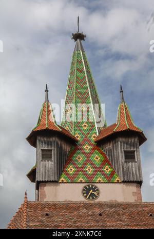 Chiesa di Saint-Georges de Châtenois, costruita nel 1759 in stile romanico. BAS-Rhin. Alsazia Foto Stock