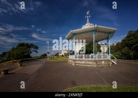 Il Bandstand sui Leas a Folkestone Kent Regno Unito Foto Stock