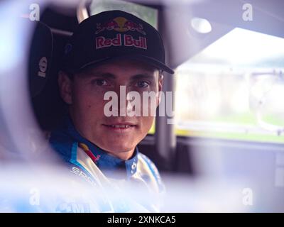 , Affrontano Ceremonial Start, durante il FIA World Rally Championship WRC secto Rally Finland 2024 01 agosto Jyvaskyla, Finlandia crediti: Independent Photo Agency Srl/Alamy Live News Foto Stock