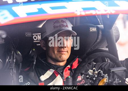 , Affrontano Ceremonial Start, durante il FIA World Rally Championship WRC secto Rally Finland 2024 01 agosto Jyvaskyla, Finlandia crediti: Independent Photo Agency Srl/Alamy Live News Foto Stock