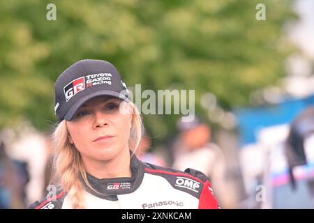 , Affrontano Ceremonial Start, durante il FIA World Rally Championship WRC secto Rally Finland 2024 01 agosto Jyvaskyla, Finlandia crediti: Independent Photo Agency Srl/Alamy Live News Foto Stock