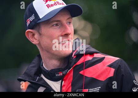 , Affrontano Ceremonial Start, durante il FIA World Rally Championship WRC secto Rally Finland 2024 01 agosto Jyvaskyla, Finlandia crediti: Independent Photo Agency Srl/Alamy Live News Foto Stock