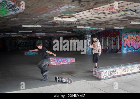 South Bank di Londra Foto Stock