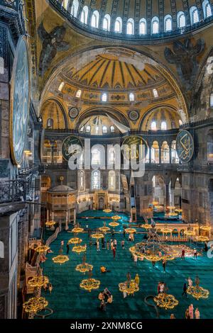 Grande Moschea di Santa Sofia (Ayasofya), Istanbul, Turchia Foto Stock