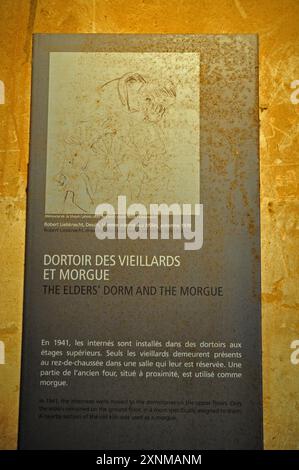 Memoriale del campo di internamento e deportazione di Aix les Milles Foto Stock