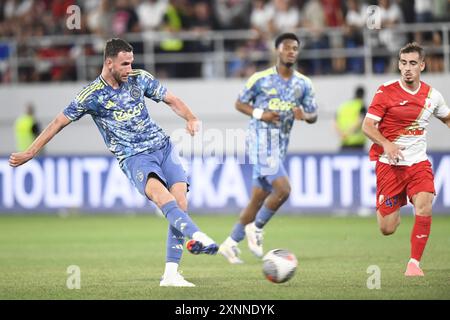 BACKA TAREZZA, 01-08-2024, TSC Arena, calcio, secondo turno di qualificazione UEFA Europa League, giocatore dell'Ajax Branco van den Boomen Foto Stock