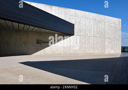 Ingresso al centro visitatori presso il Flight 93 National Memorial in Pennsylvania, che segna il luogo dello schianto di uno degli aerei dirottati l'11 settembre. Foto Stock