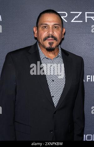 Los Angeles, Stati Uniti. 1 agosto 2024. L'attore Emilio Rivera partecipa al 2024 Primetime Emmy Nominated Series 'RZR' Screening presso Neuehouse Hollywood, Los Angeles, CA, 1 agosto 2024 Credit: Eugene Powers/Alamy Live News Foto Stock