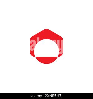 Logo Letter A Smile. Un vettore di icone Illustrazione Vettoriale