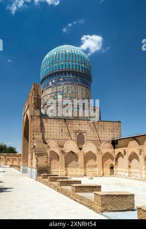 La Moschea Bibi-Khanym, Samarcanda, Uzbekistan Foto Stock