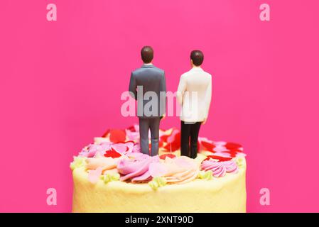 Matrimonio gay Foto Stock