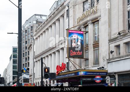 Londra, Regno Unito - 24 luglio 2024: Sister Act musical al Dominion Theatre. Foto Stock