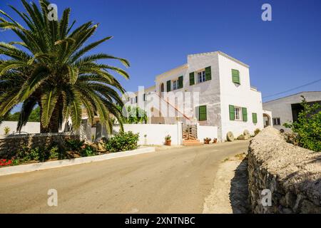 Allevamento tipico a minorca, Alcaiduset, Alaior, Minorca, Isole Baleari, spagna, europa Foto Stock