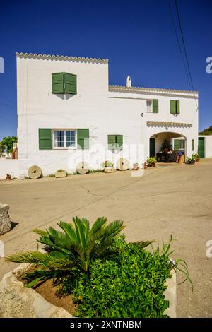 Allevamento tipico a minorca, Alcaiduset, Alaior, Minorca, Isole Baleari, spagna, europa Foto Stock