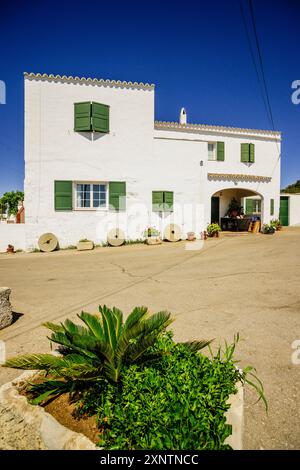 Allevamento tipico a minorca, Alcaiduset, Alaior, Minorca, Isole Baleari, spagna, europa Foto Stock