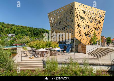 Forum Gold and Silver, Rems River, Schwabisch Gmund, Remstal Valley, Baden-Wurttemberg, Germania, Europa Copyright: MarkusxLange 1160-5408 Foto Stock