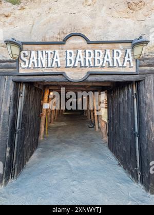 Miniere di rame nell'ex città mineraria francese di Santa Rosalia, Baja California Sur, Messico, Nord America Foto Stock