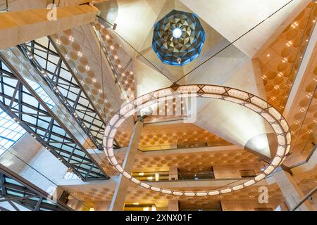 Interno del Museo di Arte Islamica, Doha, Qatar, Medio Oriente Foto Stock