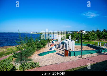 Beach Park, Pemba, Punta Delgado, Mozambico settentrionale, Africa Foto Stock