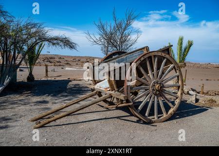 Miniera di Santa Laura Salpeter, patrimonio dell'umanità dell'UNESCO, deserto di Atacama, Cile, Sud America Foto Stock