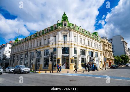 Centro di Punta Arenas, Patagonia, Cile, Sud America Foto Stock